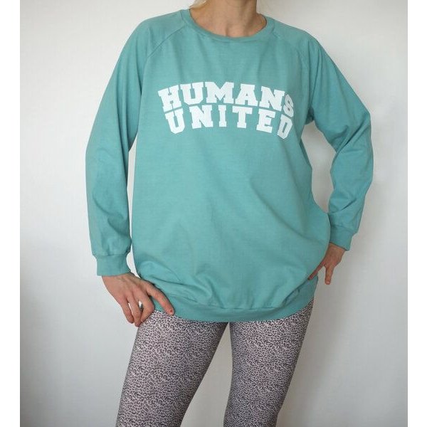 Lena Schokolade HUMANS UNITED Sweater aus Bio-Baumwolle versch. Farben