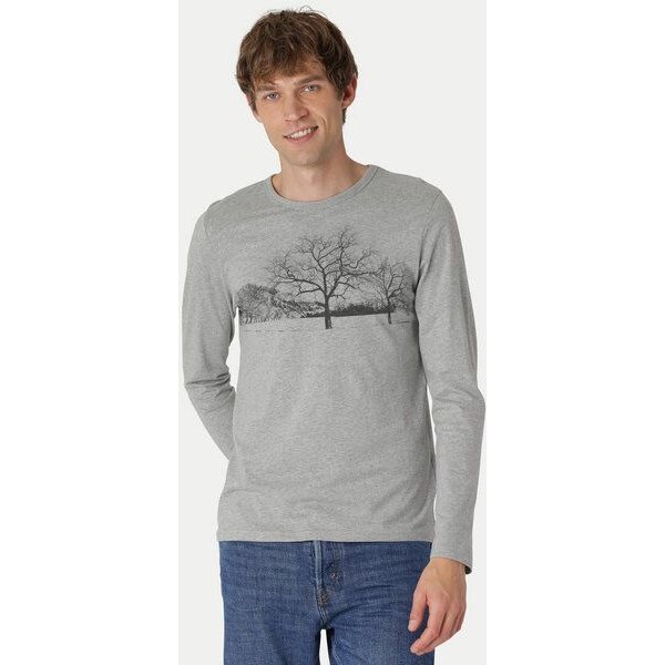 Peaces.bio - handbedruckte Biomode Herren Langarmshirt Landscape