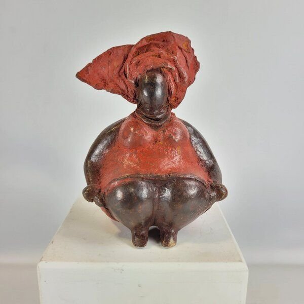 Moogoo Creative Africa Bronze-Skulptur "Bobaraba Henriette" Unikate by Hamidou | handgemacht