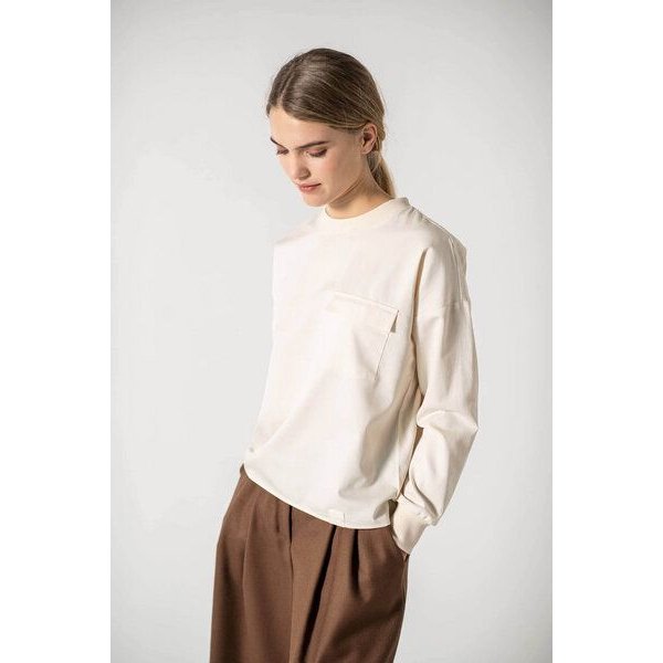 Grenzgang Damen Bluse CLARISSA aus Biobaumwolle -Satin (kbA)
