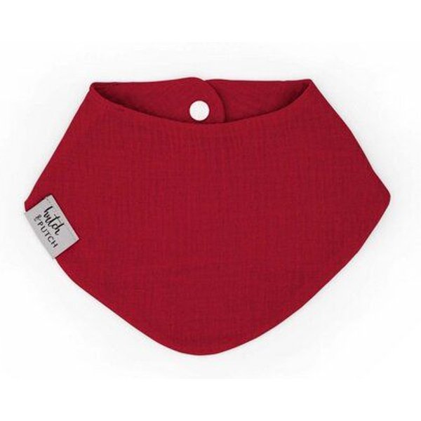 Hutch&Putch Musselin Lätzchen - Dreieckstuch mit Druckknopf für Baby (0-2 Jahre) aus 100% Bio-Baumwolle