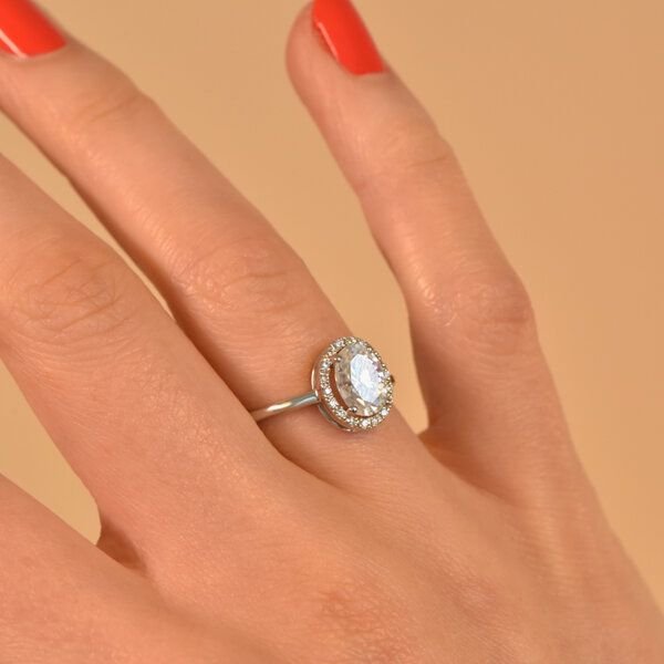 Eppi Ring mit Moissanit und Lab Grown Diamanten Arya