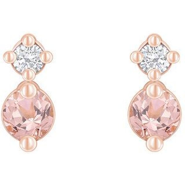Eppi Minimalistische Ohrringe mit Morganiten und Diamanten Durante