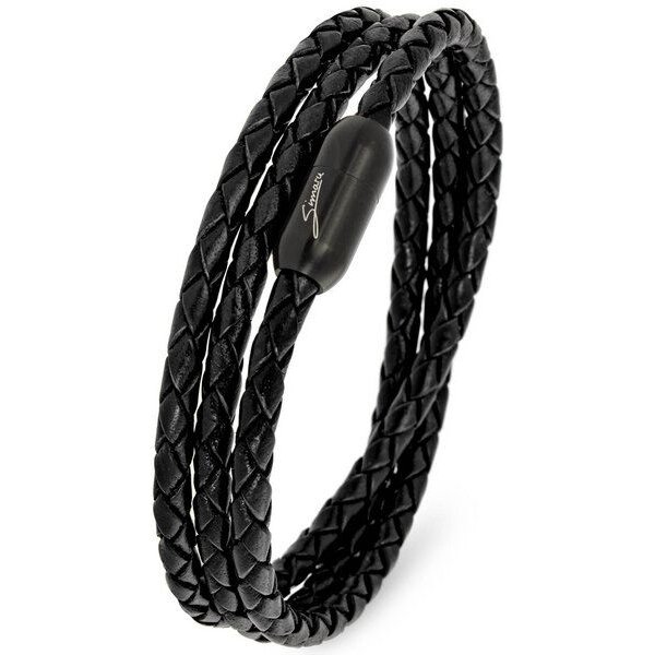 Simaru Echtleder- /Wickelarmband für Damen & Herren mit Magnetverschluss
