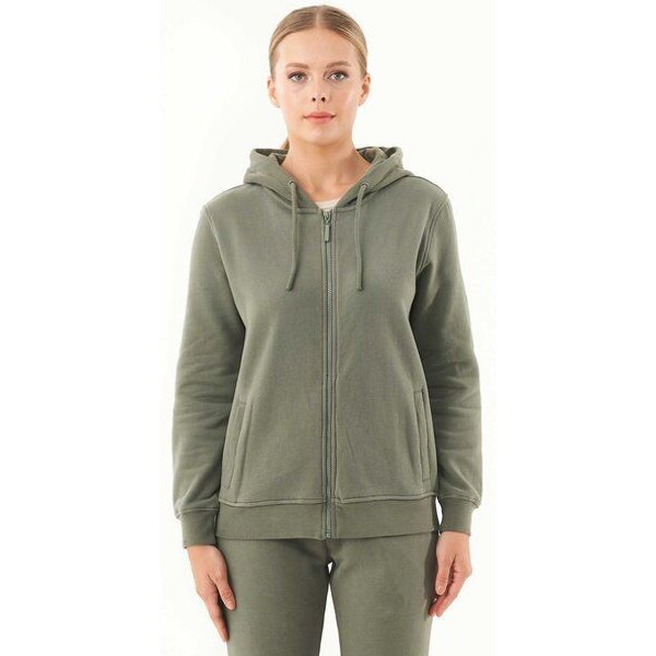 ORGANICATION Soft Touch Zip-Hoodie aus Bio-Baumwolle