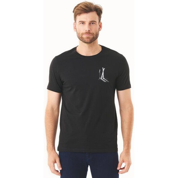 ORGANICATION T-Shirt aus Bio-Baumwolle mit Ski-Print