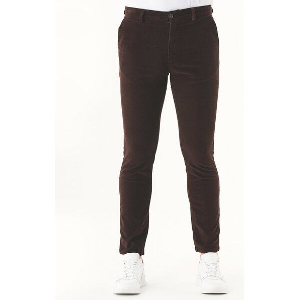 ORGANICATION Slim Cordhose aus Bio-Baumwolle