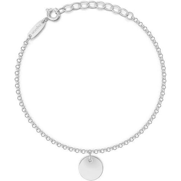 MOANINA Armband Chiara Coin - 925 Silber/18k Gold Vermeil