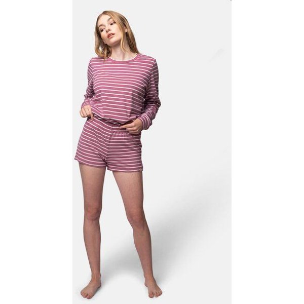 greenjama Damen Shorts Ringel, GOTS-zertifiziert
