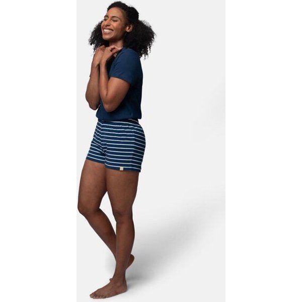 greenjama Damen Shorts Ringel, GOTS-zertifiziert