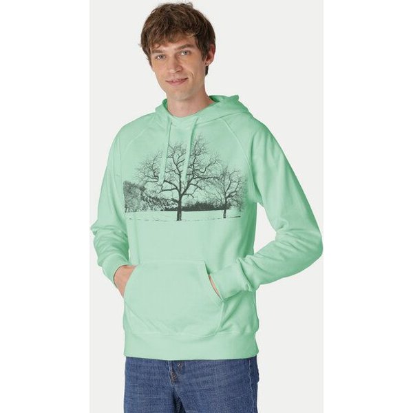 Peaces.bio - handbedruckte Biomode Herren Kapuzenpulli Landscape