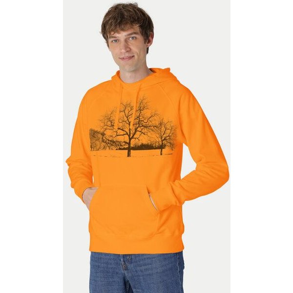 Peaces.bio - handbedruckte Biomode Herren Kapuzenpulli Landscape