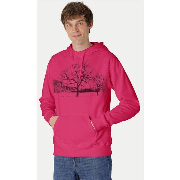 Peaces.bio - handbedruckte Biomode Herren Kapuzenpulli Landscape
