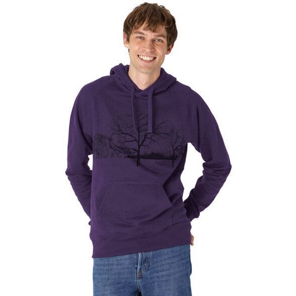 Peaces.bio - handbedruckte Biomode Herren Kapuzenpulli Landscape