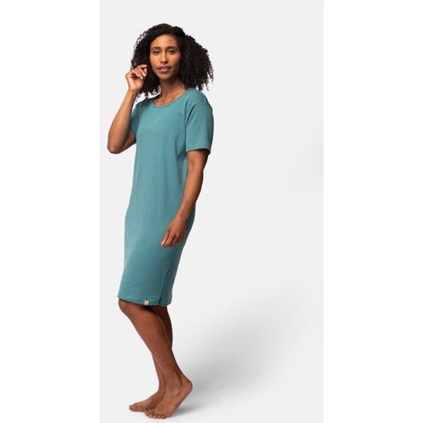 greenjama Damen Sleepshirt aus Derby-Rib, GOTS-zertifiziert
