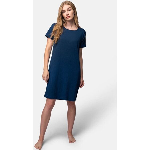 greenjama Damen Sleepshirt aus Derby-Rib, GOTS-zertifiziert
