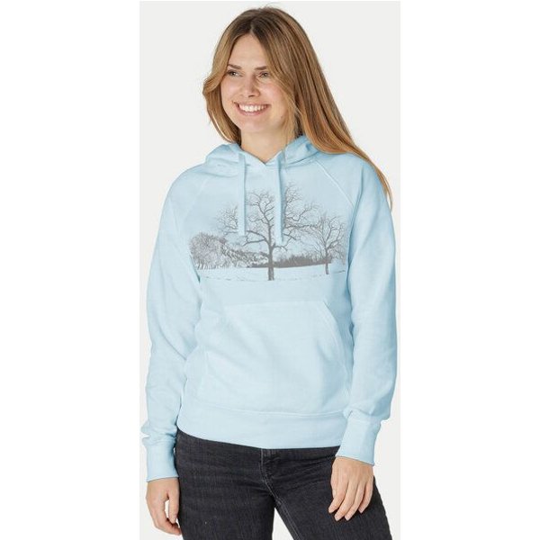 Peaces.bio - handbedruckte Biomode Damen Hoodie Landscape