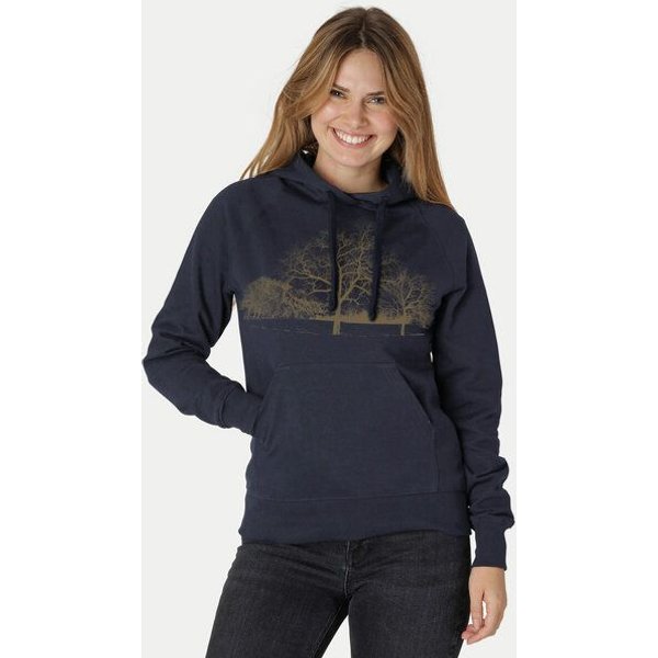 Peaces.bio - handbedruckte Biomode Damen Hoodie Landscape