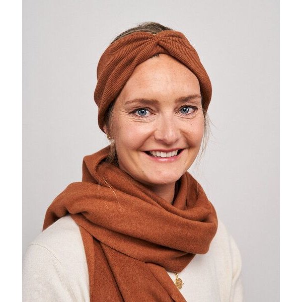 obumi Stirnband Rippe Bow aus Bio Baumwolle