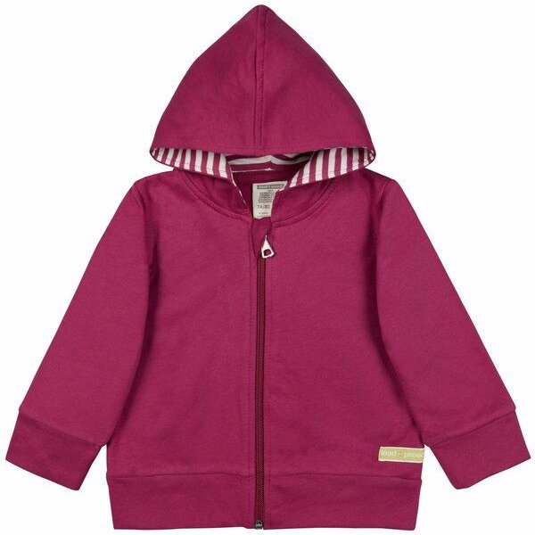 loud + proud Kapuzenjacke, GOTS-zertifiziert