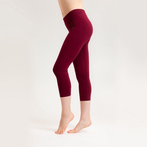 Frija Omina Bio Capri Leggings, 3/4 Leggings dunkel