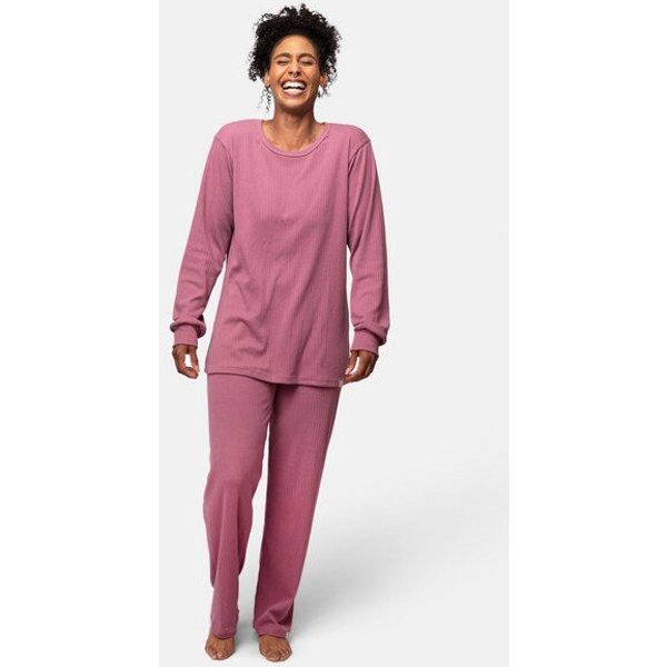 greenjama Damen Langarm-Shirt aus Derby-Rib, GOTS-zertifiziert