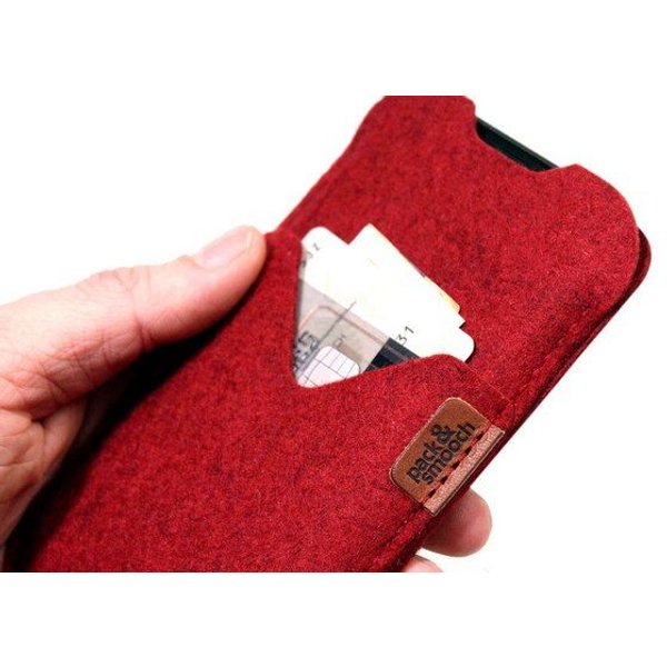 Pack & Smooch iPhone 17 / 17 Pro / 17 Pro Max / 16 / 15 / 14 / 13 / 12 / Pro / Plus / Max / Mini Filz Hülle SHETLAND (Mulesing-frei)