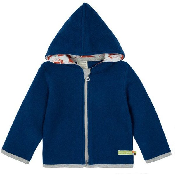 loud + proud Babys & Kinder Jacke Wollfleece, GOTS-zertifiziert