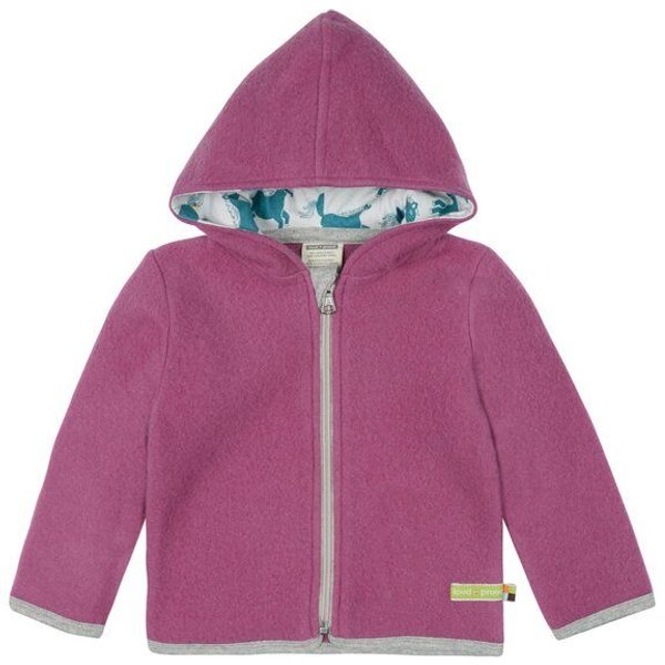 loud + proud Babys & Kinder Jacke Wollfleece, GOTS-zertifiziert