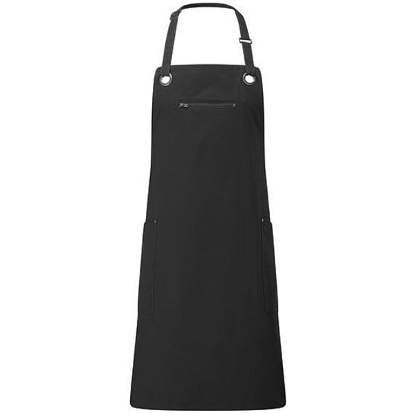 Premier Workwear Latzschürze (Bio Baumwolle u. rec. Polyester) Grillschürze Küchenschürze