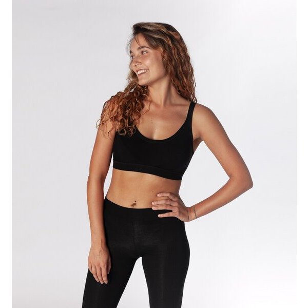 CASAGiN Bralette-BH mit herausnehmbaren Cups aus natürlicher Pflanzenfaser