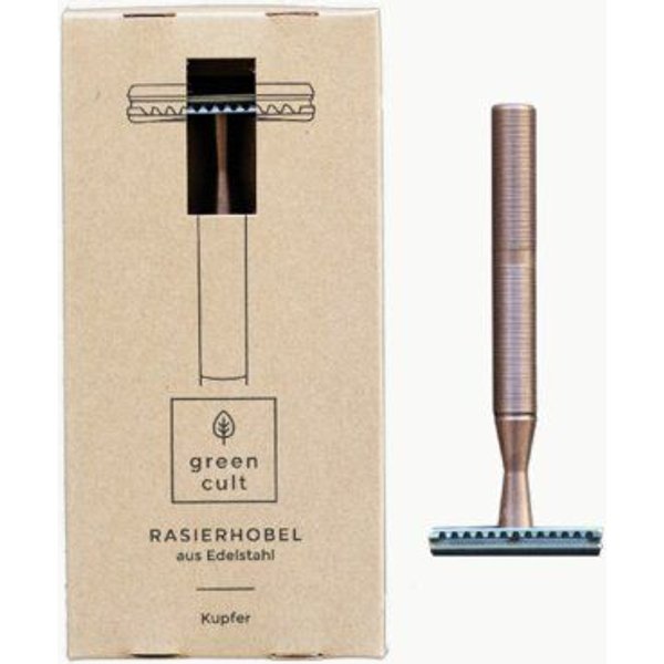 Greencult Rasierhobel GC1.1 aus Edelstahl - Made in Austria