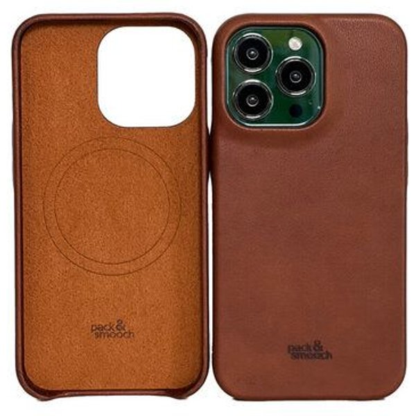 Pack & Smooch iPhone 14 Backcover Hülle aus vegetabil gegerbtem Leder