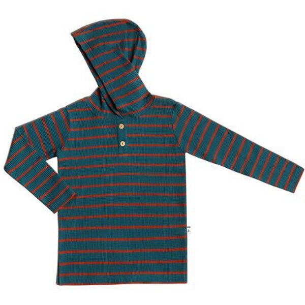 Kinder Kapuzenshirt Bio-Baumwolle Waffel Strick Kapuzenpullover 2058"Leela Cotton"