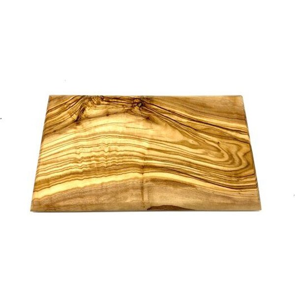 Olivenholz erleben Frühstücksbrett gefaste Ecken (ca. 25 x 15 cm) aus Olivenholz