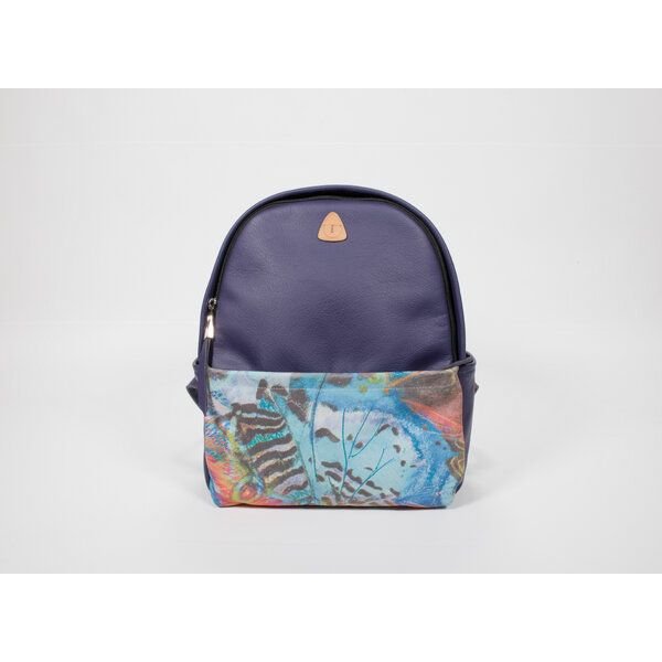 Ritagli di G Damen Leder Rucksack ALINA - 100% Made in Italy
