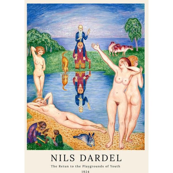 Photocircle Poster / Leinwandbild / Kunst - Nils Dardel: Die Rückkehr zu den Spielplätzen der Jugend