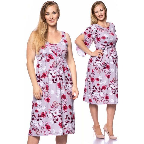 Milchshake 2 tlg. VARIO-SET (LUNA & ESTHA) Umstands-& Stillkleidaus aus Bambus-Viskose