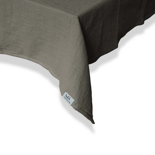 Hutch&Putch Musselin-Tischdecke "Angelina" • Anthrazit