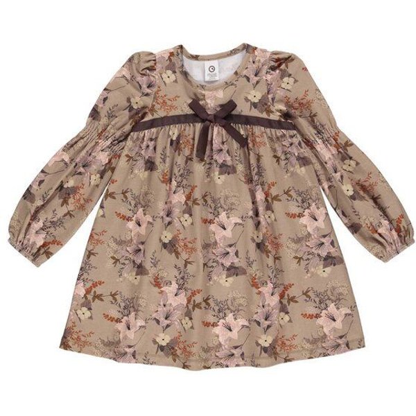 Fred's World by Green Cotton "Green Cotton" Kleid beige mit Blumendruck