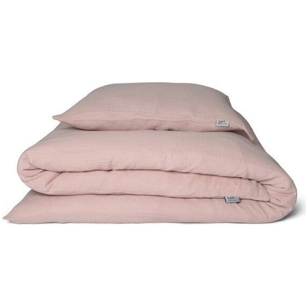 Hutch&Putch Musselin Bettwäsche Set - 100% Bio-Baumwolle - Handmade in Germany und Europa