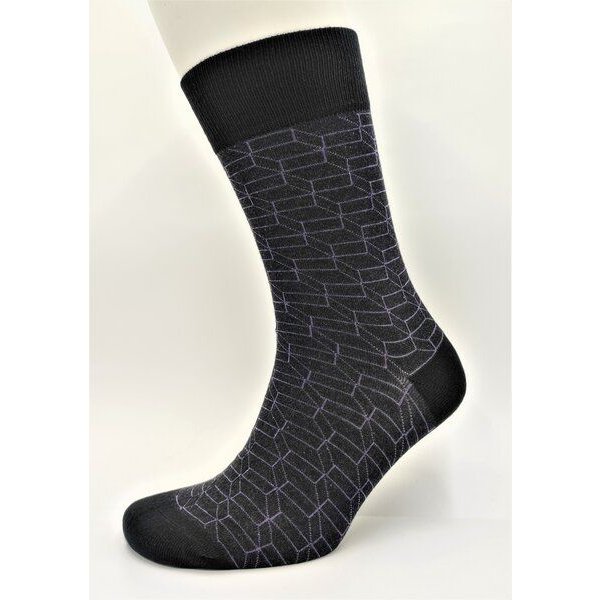 BLS Organic 3er Pack GOTS zertifiziert 98 % Bio-Baumwolle Square Prism Design