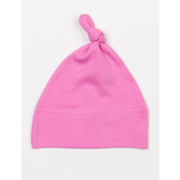 Babybugz Baby Mütze mit einem Knoten Vegan Bio Baumwolle