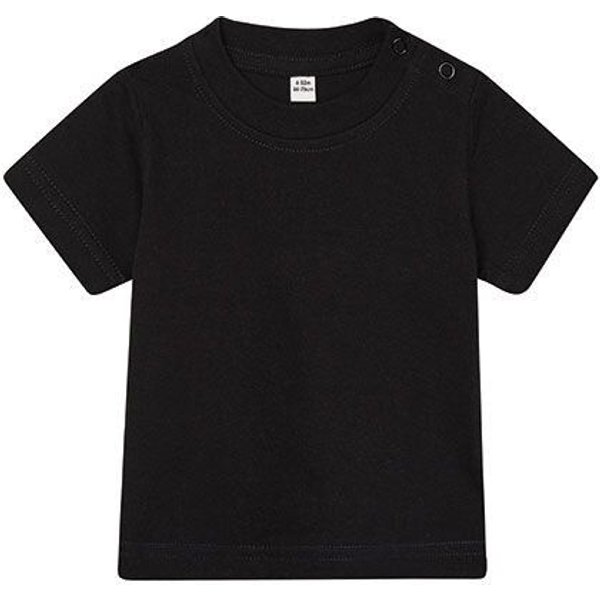 Babybugz Baby T-Shirt Rundhals Vegan Bio Baumwolle einfarbig