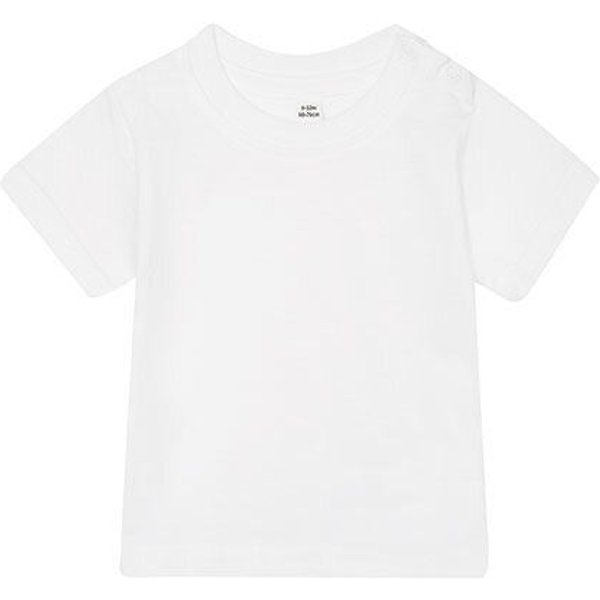 Babybugz Baby T-Shirt Rundhals Vegan Bio Baumwolle einfarbig