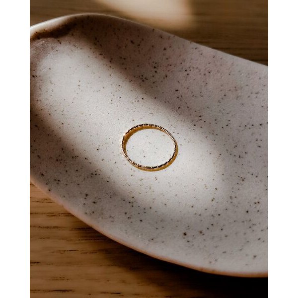 lille mus Ring 'Glitzer' 925 Silber / vergoldet