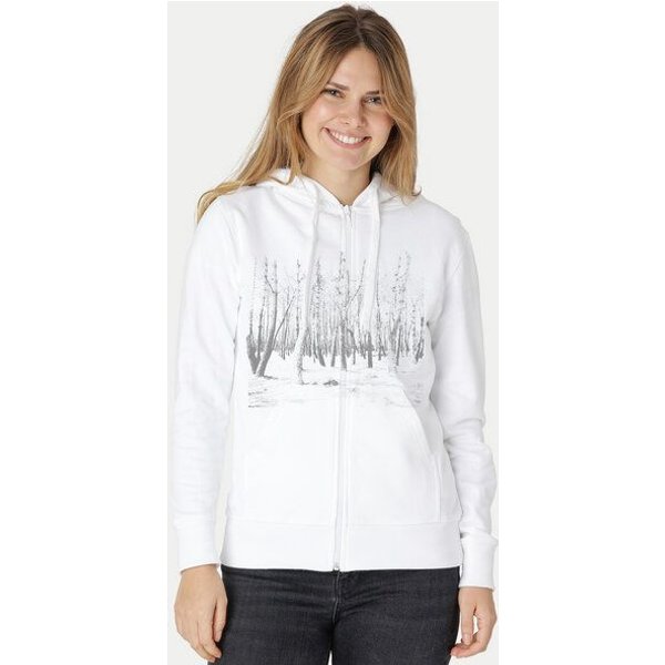 Peaces.bio - handbedruckte Biomode Zip-Hoodie Woodland Damen