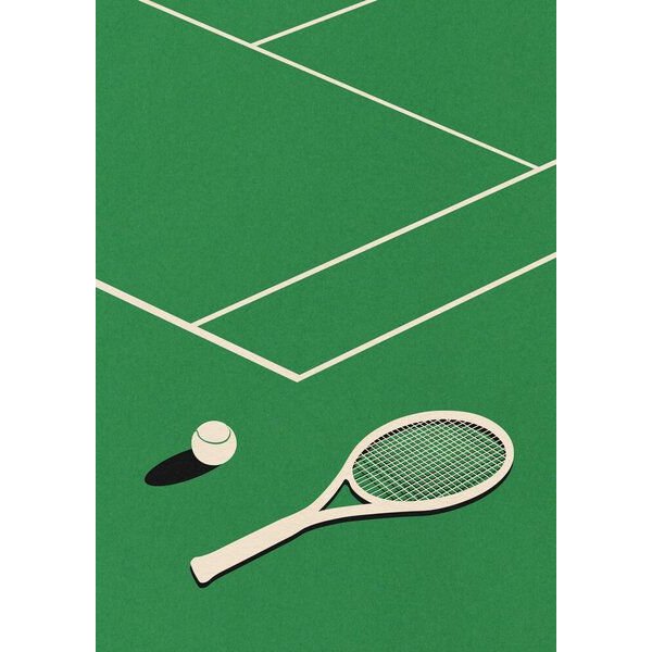 Photocircle Poster / Leinwandbild - Lawn Tennis Club