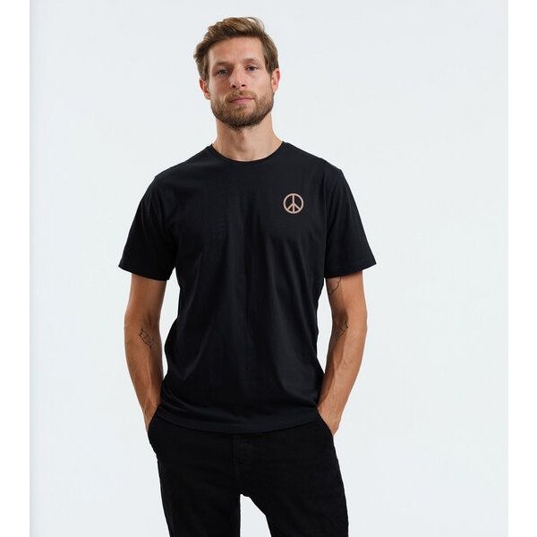 GARY MASH T-Shirt Peace Sign aus Bio-Baumwolle