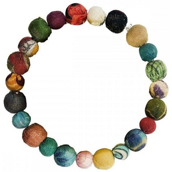 Worldfinds Kantha Armband Poetic